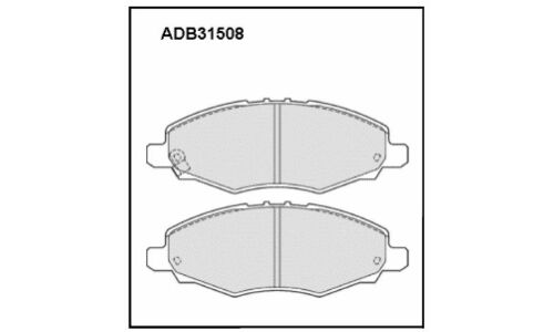 Колодки тормозные дисковые Allied Nippon, передние, комплект на ось (4 шт), арт. ADB31508