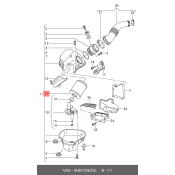 Фильтр воздушный ( 4H0129620D ) VAG, арт. 4H0 129 620 L