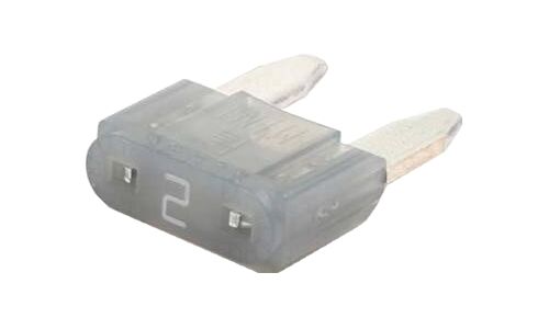 Предохранитель автомобильный VAG, флажковый, мини (MINI S1035-1/FN), серый, 2А, арт. N10261505
