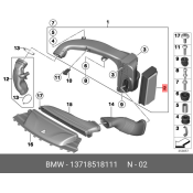 Фильтр воздушный BMW, арт. 13 71 8 518 111