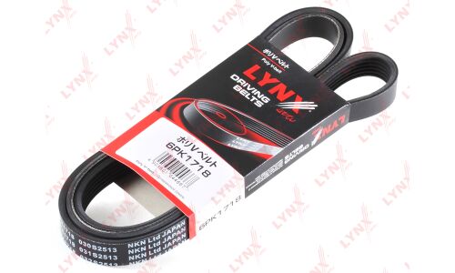 Ремень поликлиновый LYNXauto, арт. 6PK1718