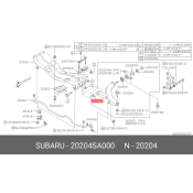 Сайлентблок рычага подвески | перед лев Subaru, арт. 20204-SA000