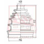 Пыльник ШРУСа Asva, арт. ASBT-UN