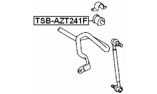 Втулка стабилизатора Febest, арт. TSB-AZT241F
