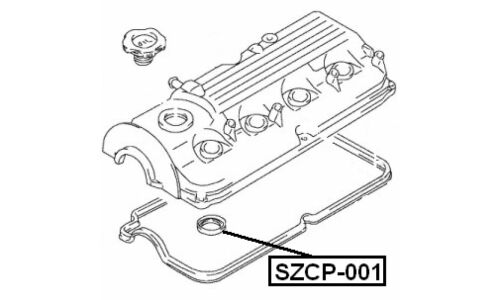 Уплотнитель свечного колодца Febest, арт. SZCP-001