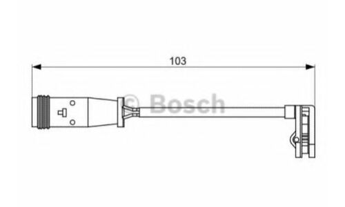 Датчик износа тормозных колодок Bosch, арт. 1 987 473 037
