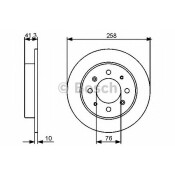 Диск тормозной | зад Bosch, арт. 0 986 479 462