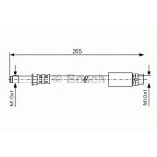 Шланг тормозной наружный | зад прав/лев Bosch, арт. 1 987 476 359