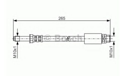 Шланг тормозной наружный | зад прав/лев Bosch, арт. 1 987 476 359