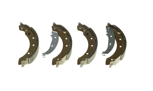 Колодки тормозные барабанные Brembo, комплект на ось (4 шт), арт. S61520