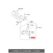 Опора шаровая Hyundai/KIA, арт. 54530-0U000