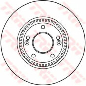 Диск тормозной TRW, арт. DF6108S