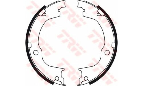 Колодки тормозные барабанные TRW, комплект на ось (4 шт), арт. GS8749
