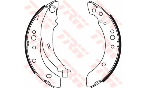 Колодки тормозные барабанные TRW, комплект на ось (4 шт), арт. GS8769
