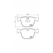 Колодки тормозные Brembo дисковые, арт. P06026