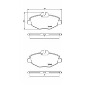 Колодки тормозные Brembo дисковые, арт. P50049