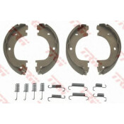 Колодки тормозные барабанные TRW, комплект на ось (4 шт), арт. GS8777