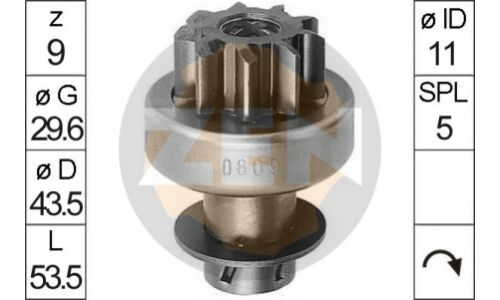 Бендикс стартера ERA ZEN, арт. ZN0809