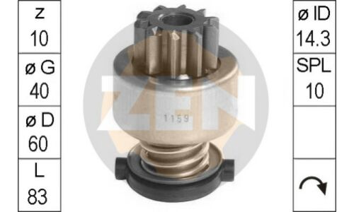 Бендикс стартера ERA, арт. ZN1159