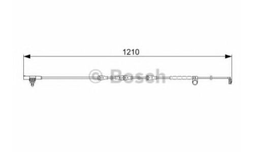 Датчик износа тормозных колодок Bosch, арт. 1 987 473 054