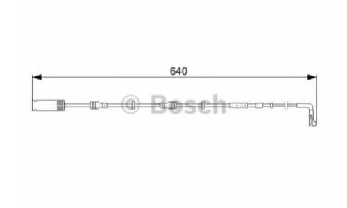 Датчик износа тормозных колодок Bosch, арт. 1 987 473 045