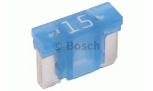 Предохранитель автомобильный Bosch, флажковый, мини (LOW PROFILE MINI FL), синий, 15А, арт. 1 987 529 047