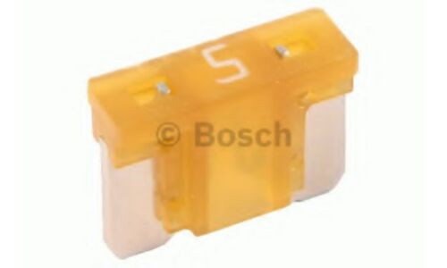 Предохранитель автомобильный Bosch, флажковый, мини (LOW PROFILE MINI FL), светло-коричневый, 5А, арт. 1 987 529 044