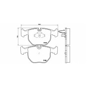 Колодки тормозные Brembo дисковые, арт. P06021