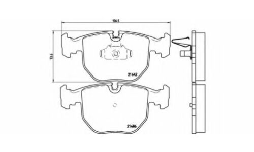Колодки тормозные Brembo дисковые, арт. P06021