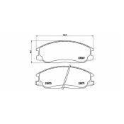 Колодки тормозные Brembo дисковые, арт. P30013