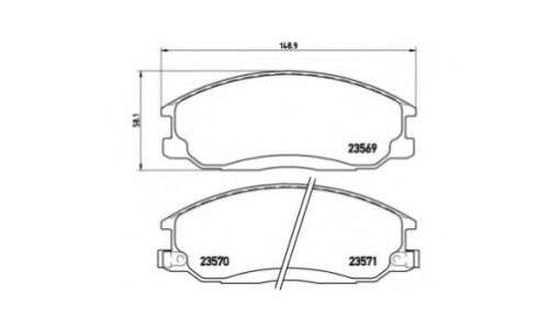 Колодки тормозные Brembo дисковые, арт. P30013