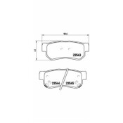 Колодки тормозные Brembo дисковые, арт. P30014