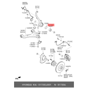 Подшипник ступицы колеса | перед Hyundai/Kia, арт. 51720-2J001