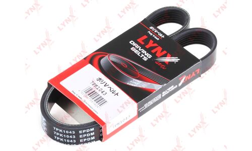 Ремень поликлиновый LYNXauto, арт. 7PK1043