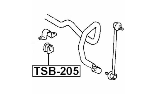 Втулка стабилизатора Febest, арт. TSB-205