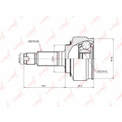 ШРУС LYNXauto, внешний, арт. CO-3694