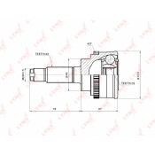 ШРУС LYNXauto, внешний, арт. CO-7307A