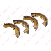 Колодки тормозные барабанные LYNXauto, комплект на ось (4 шт), арт. BS-5102