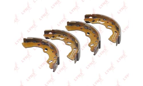 Колодки тормозные барабанные LYNXauto, комплект на ось (4 шт), арт. BS-5102