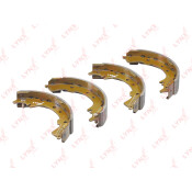 Колодки тормозные барабанные LYNXauto, комплект на ось (4 шт), арт. BS-7508