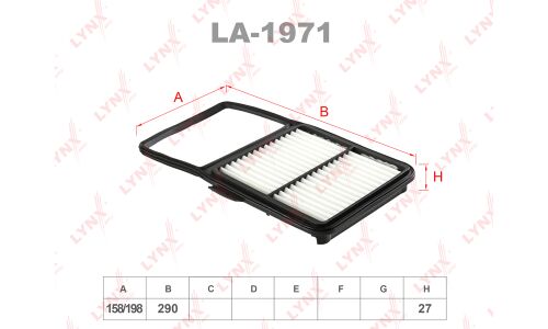 Фильтр воздушный LYNXauto, арт. LA-1971