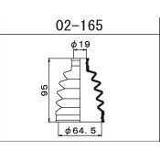 Пыльник ШРУСа Maruichi, арт. 02-165