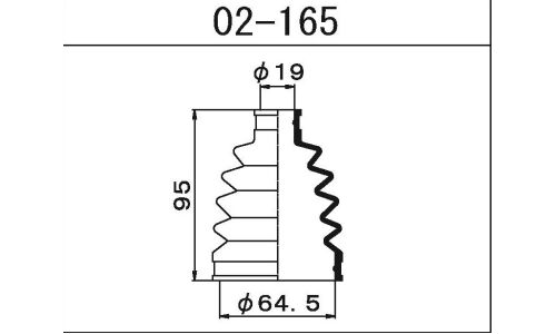 Пыльник ШРУСа Maruichi, арт. 02-165