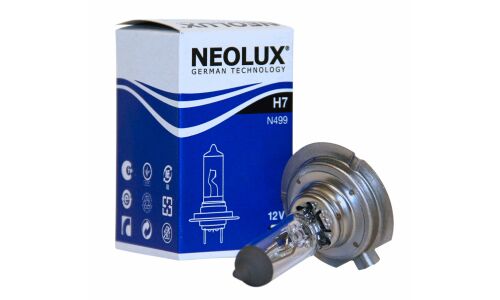 Лампа галогенная NEOLUX H7 (PX26d, T11), 12В, 55Вт, 3200К, 1 шт