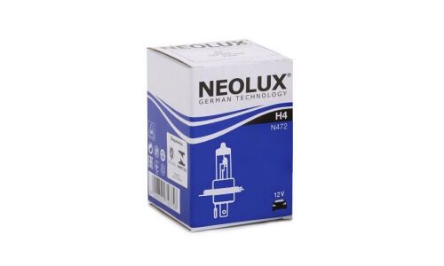 Лампа галогенная NEOLUX H4 (P43t, T16), 12В, 60/55Вт, 3200К, 1 шт