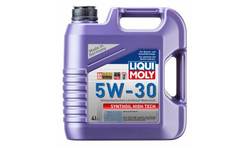 Масло моторное Liqui Moly Synthoil High Tech 5w30 синтетическое, SM/CF, ACEA C3, универсальное, 4л, арт. 9076 (20958)