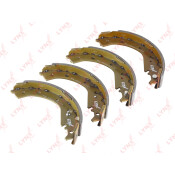 Колодки тормозные барабанные LYNXauto, комплект на ось (4 шт), арт. BS-7524