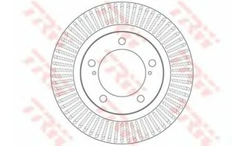 Диск тормозной TRW, арт. DF6239S