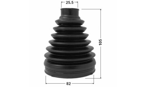 Пыльник ШРУСа Febest, арт. 0117P-ZZE150