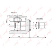 ШРУС LYNXauto, внутренний, арт. CI-3714
